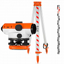 Комплект 3в1: нивелир RGK C-20 + штатив, рейка 5м