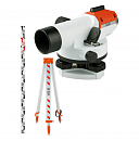 Комплект 3в1: нивелир RGK C-24 + штатив, рейка 4м